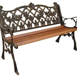 WROUGHT IRON BENCHES